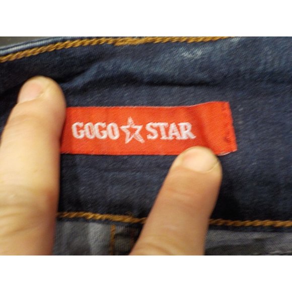 GoGo Star Factory Whiskered Distressed Stretchy Triple Closure Jr Womens 27 x 32 - Picture 6 of 7
